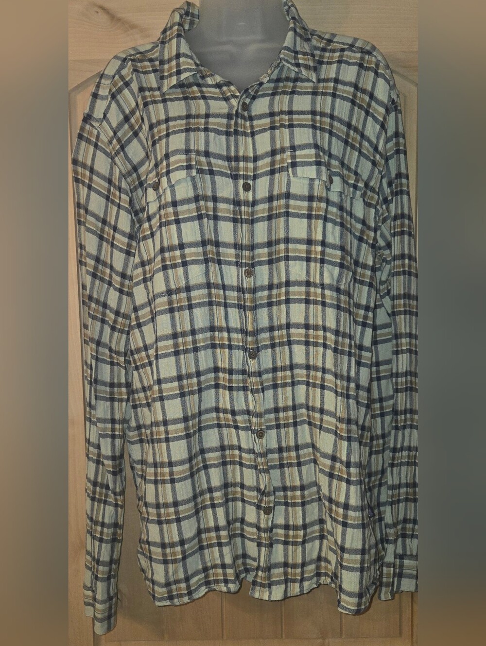 Patagonia Men's XL Organic Cotton Plaid Flannel